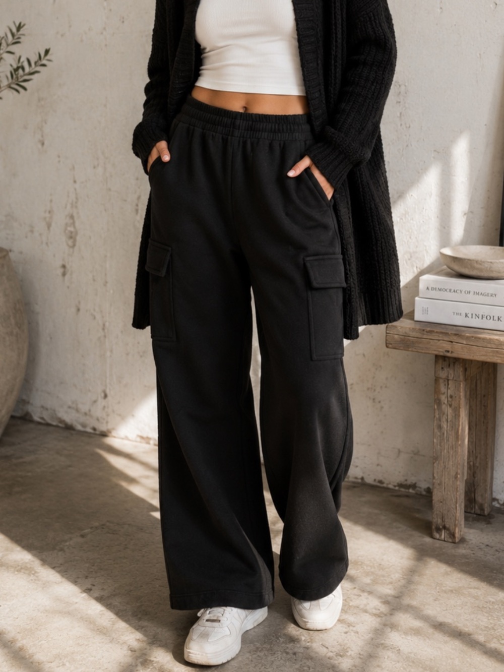 Black Cargo Pants
